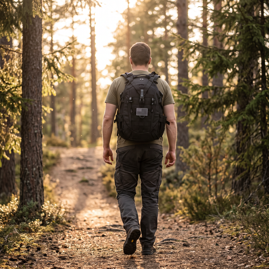 MOLLE Tactical Assault Backpack for Hiking and Travel - product view 2 | Buffalo Gears
