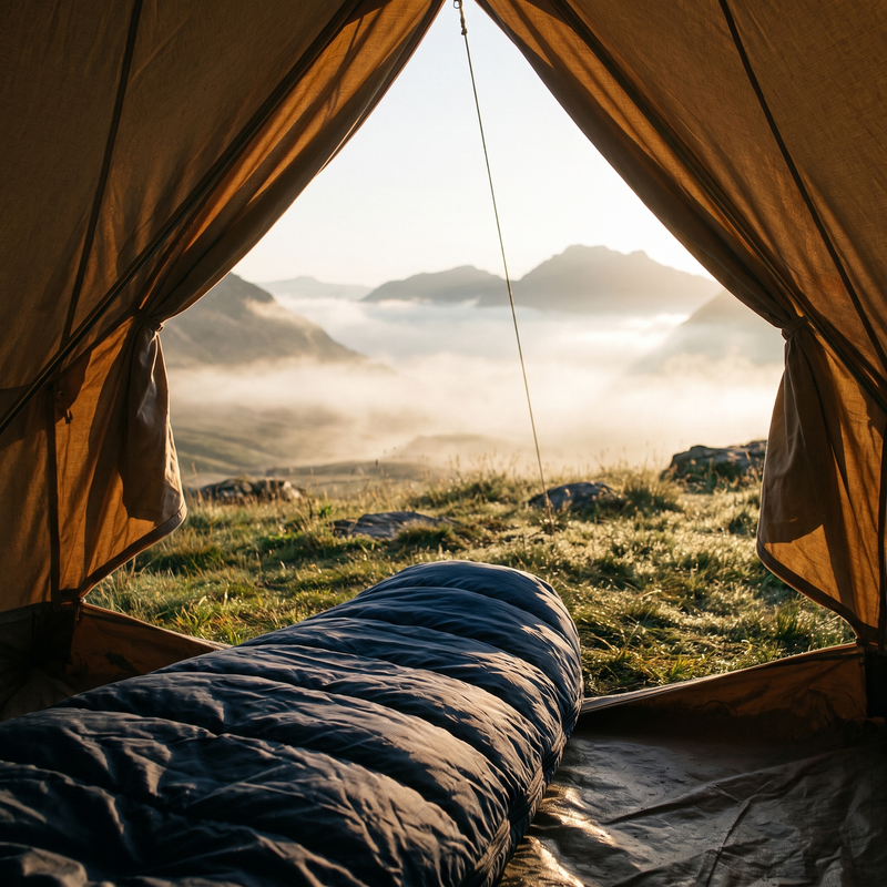 Mummy Sleeping Bag 3-Season Lightweight Compression Sack Camping - product view 3 | Buffalo Gears