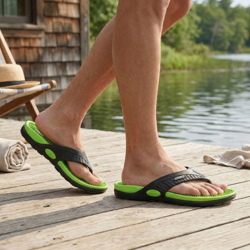 Non-Slip Beach Slides with Built-In Arch Support - product view 9 | Buffalo Gears