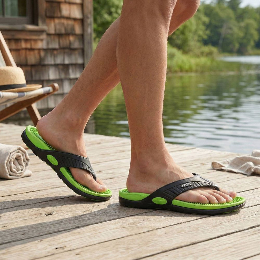 Non-Slip Beach Slides with Built-In Arch Support - product view 9 | Buffalo Gears