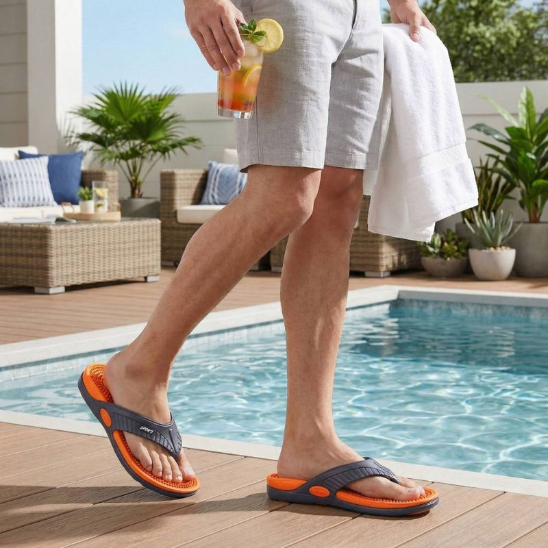 Non-Slip Beach Slides with Built-In Arch Support - product view 13 | Buffalo Gears