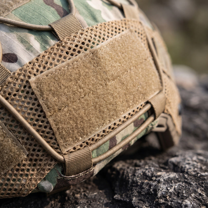 Nylon Helmet Cover with Velcro Panels for FAST and MICH Shells - product view 4 | Buffalo Gears