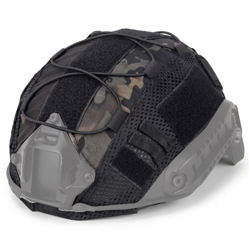Nylon Helmet Cover with Velcro Panels for FAST and MICH Shells - product view 6 | Buffalo Gears