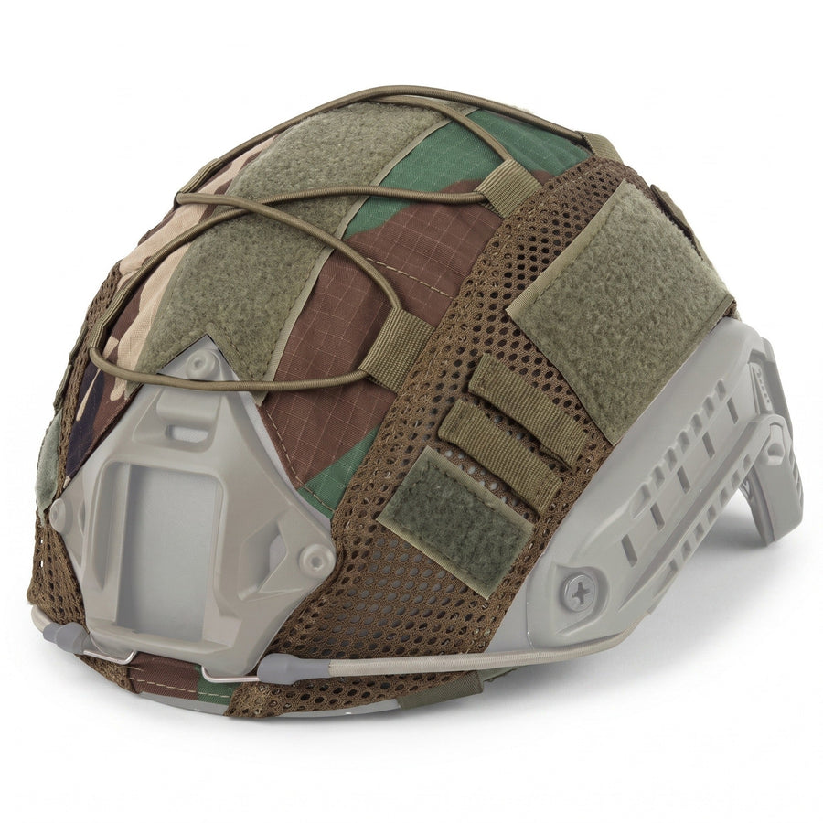 Nylon Helmet Cover with Velcro Panels for FAST and MICH Shells - product view 10 | Buffalo Gears