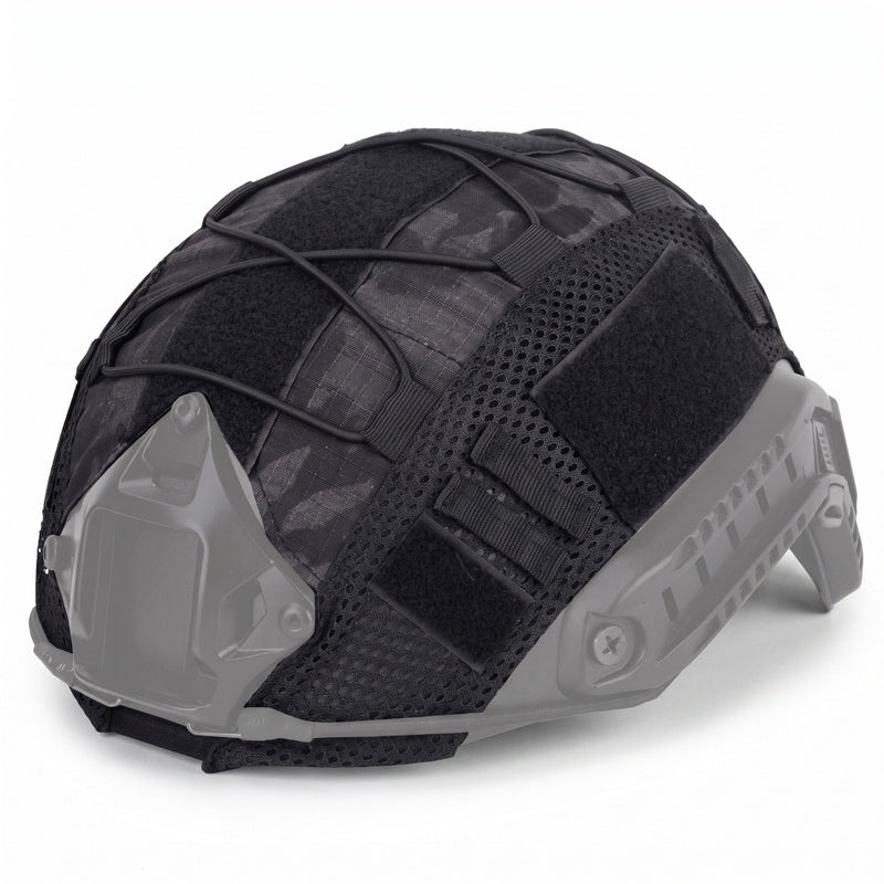 Nylon Helmet Cover with Velcro Panels for FAST and MICH Shells - product view 12 | Buffalo Gears