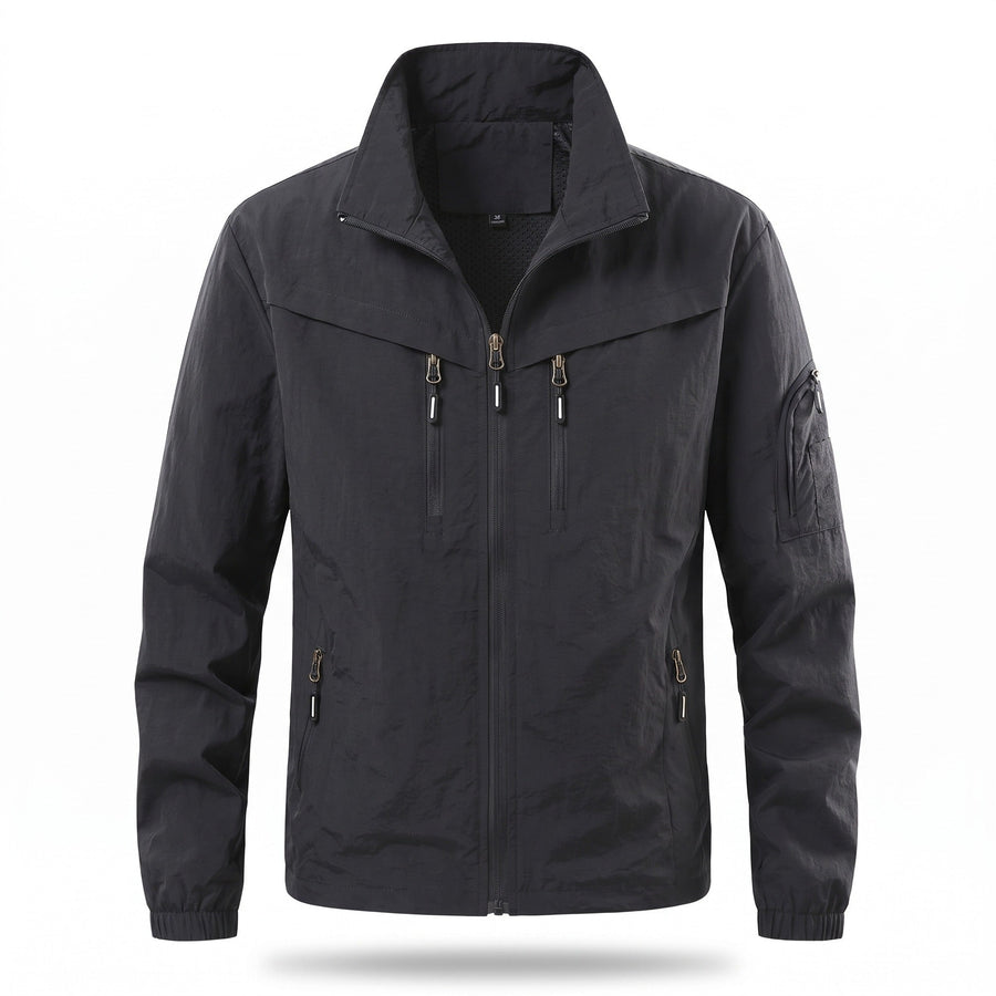 Nylon Utility Jacket for Men with Underarm Vents - product view 1 | Buffalo Gears