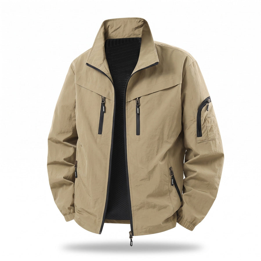 Nylon Utility Jacket for Men with Underarm Vents - product view 6 | Buffalo Gears