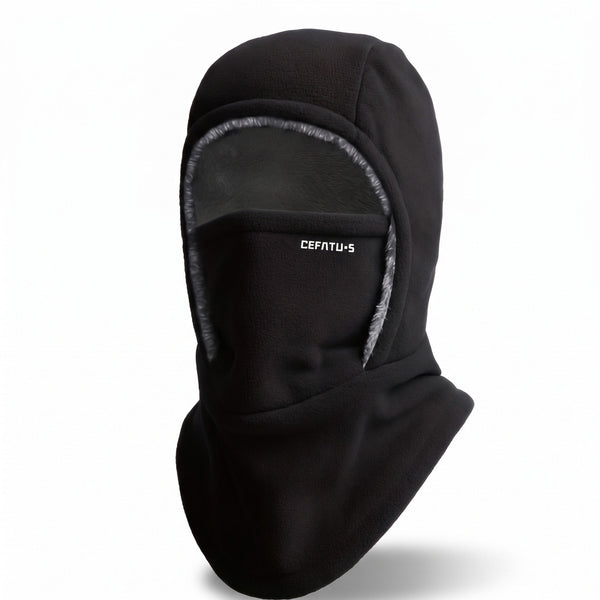 One Piece Winter Hood with Scarf and Ear Covering