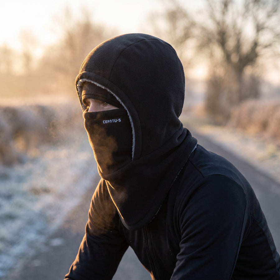 One Piece Winter Hood with Scarf and Ear Covering - product view 3 | Buffalo Gears