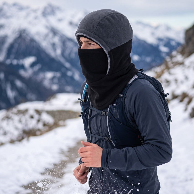 One Piece Winter Hood with Scarf and Ear Covering - product view 5 | Buffalo Gears
