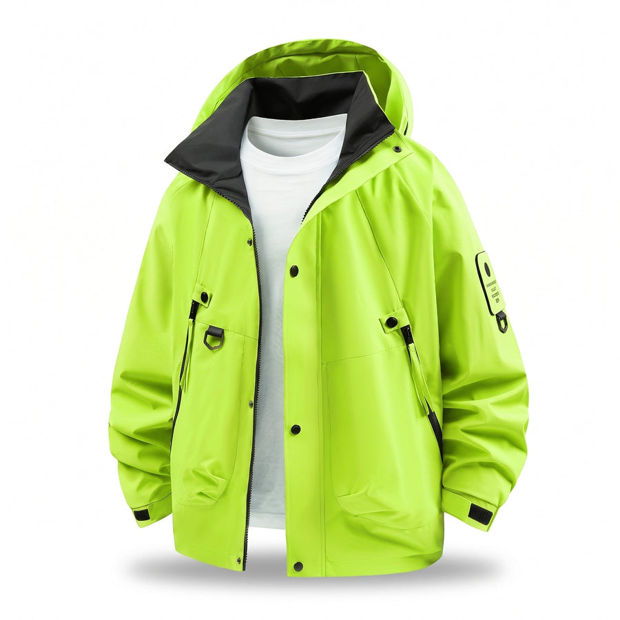 Outdoor Jacket for Men with Large Zip Pockets - product view 5 | Buffalo Gears