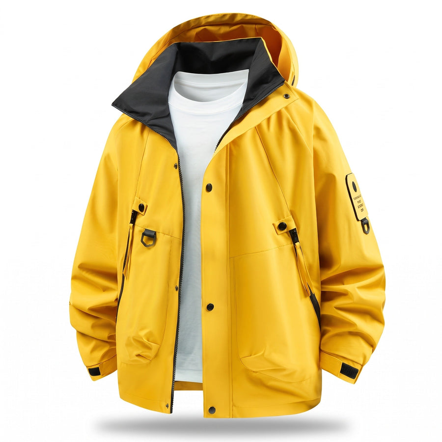 Outdoor Jacket for Men with Large Zip Pockets - product view 6 | Buffalo Gears