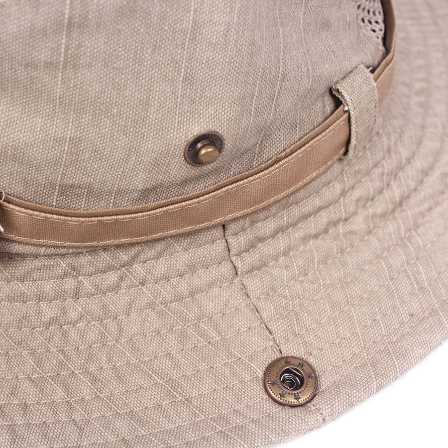 Packable Mesh Panama Hat for Summer Outdoor Wear - product view 7 | Buffalo Gears