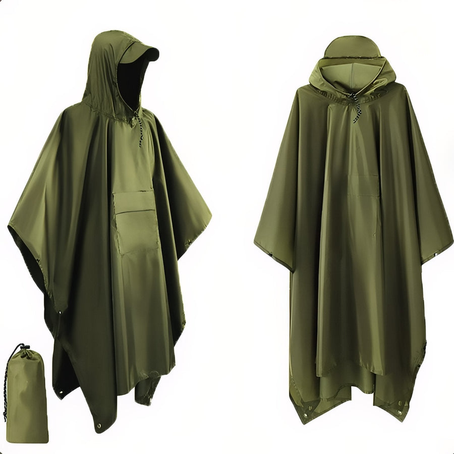 Packable Rain Poncho and Emergency Trail Shelter - product view 12 | Buffalo Gears