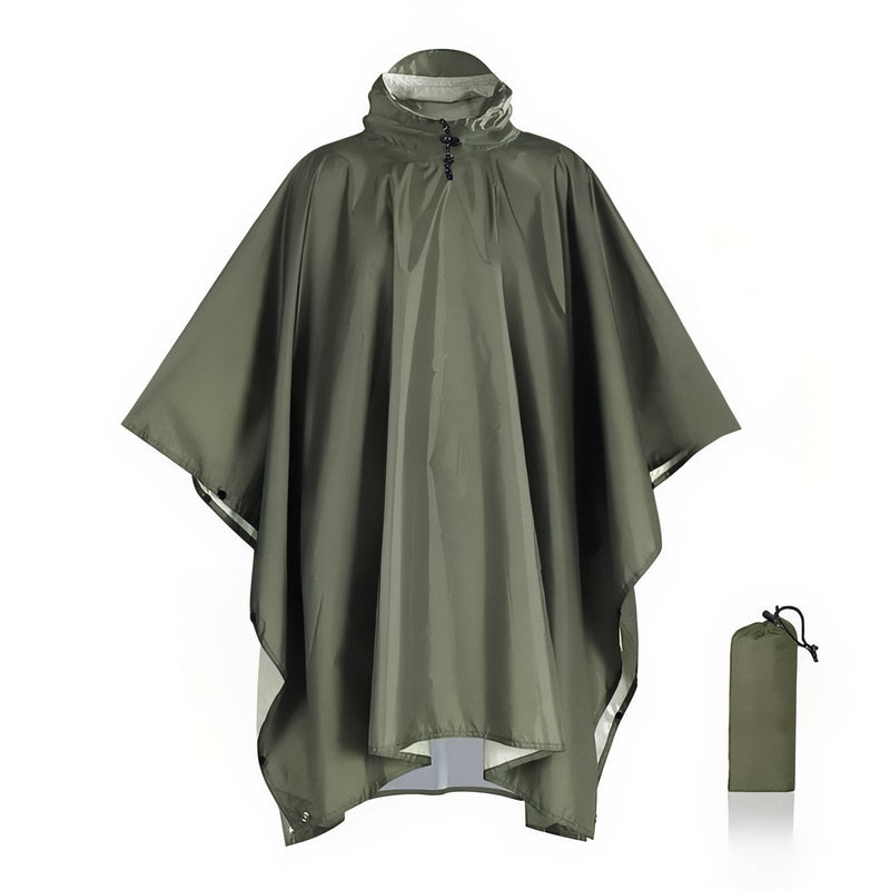 Packable Rain Poncho and Emergency Trail Shelter - product view 13 | Buffalo Gears