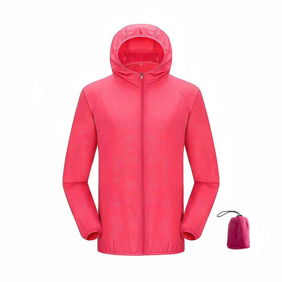 Packable Unisex Rain Shell for Hiking and Trekking - product view 16 | Buffalo Gears