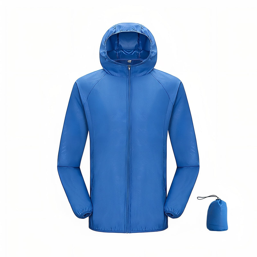 Packable Unisex Rain Shell for Hiking and Trekking - product view 17 | Buffalo Gears