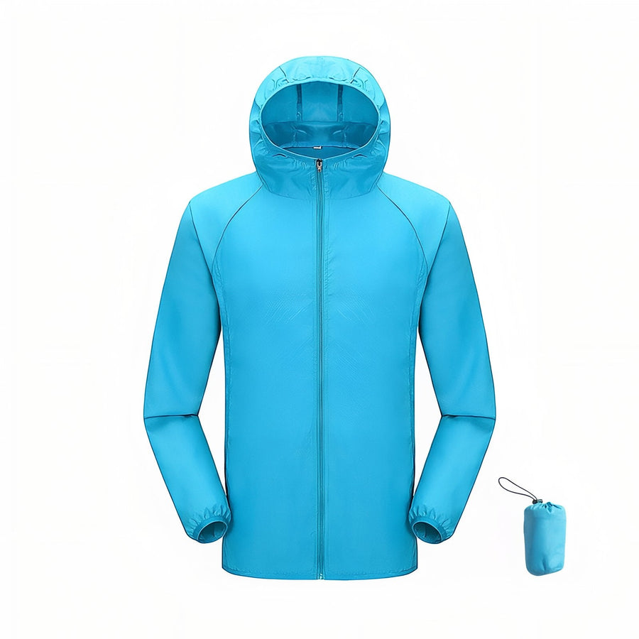 Packable Unisex Rain Shell for Hiking and Trekking - product view 18 | Buffalo Gears