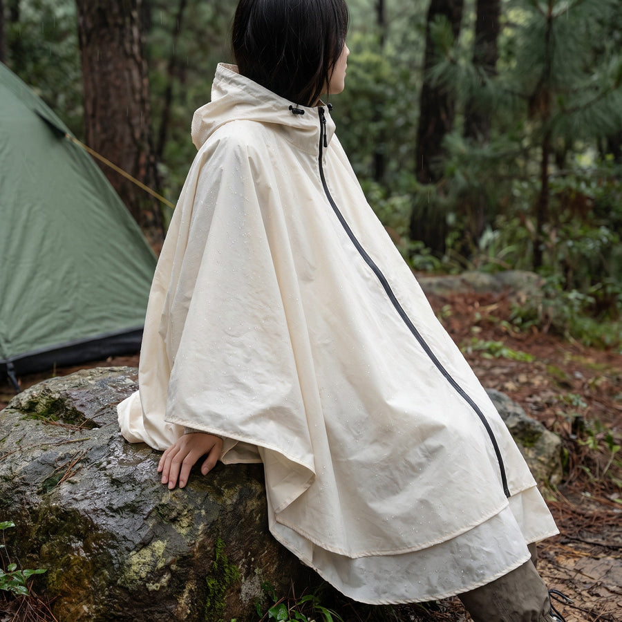 Packable Waterproof Poncho That Fits Over Your Daypack - product view 5 | Buffalo Gears