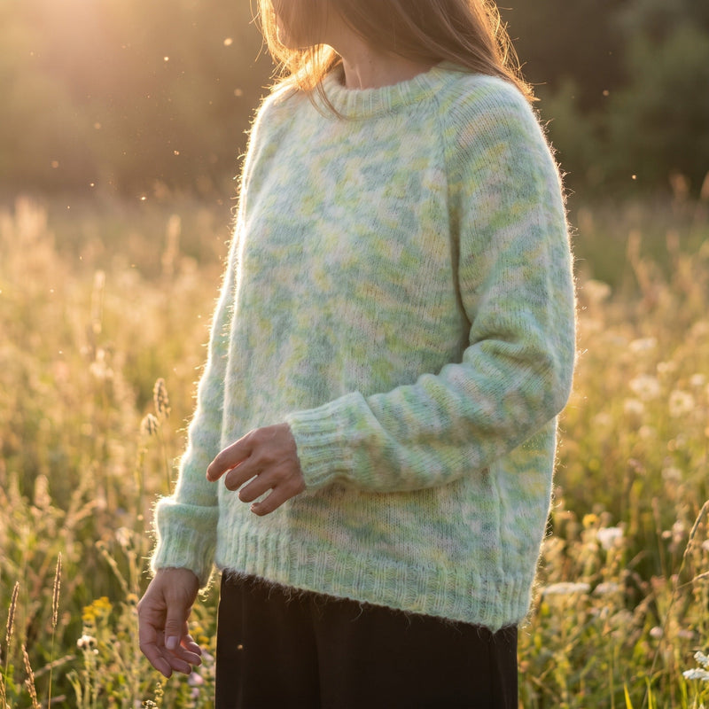 Plush Ombre Jumper for Women with Raw Hem - product view 2 | Buffalo Gears