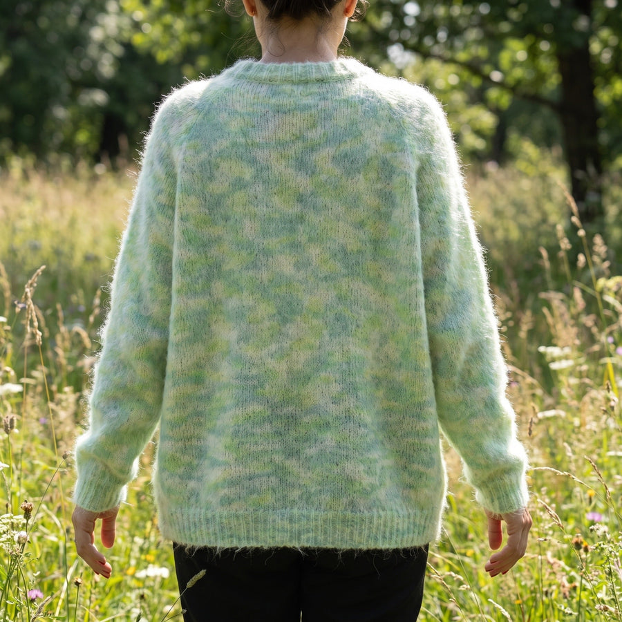Plush Ombre Jumper for Women with Raw Hem - product view 4 | Buffalo Gears