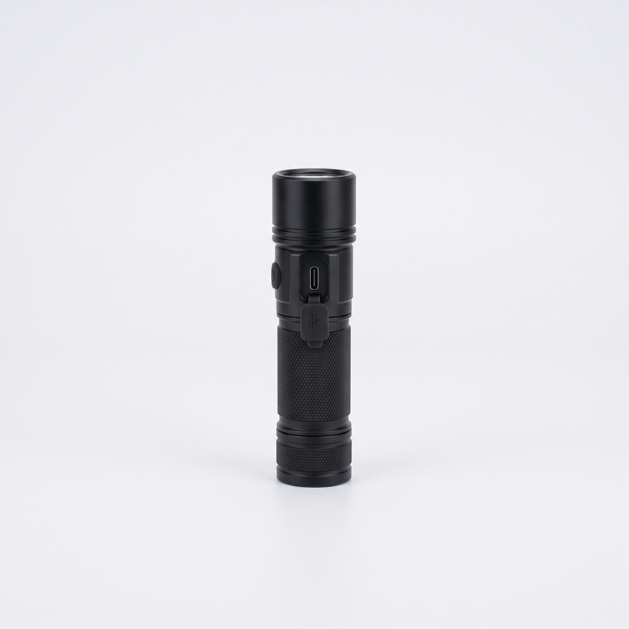 Pocket-Sized Rechargeable Torch with 160-Lumen Beam - product view 1 | Buffalo Gears
