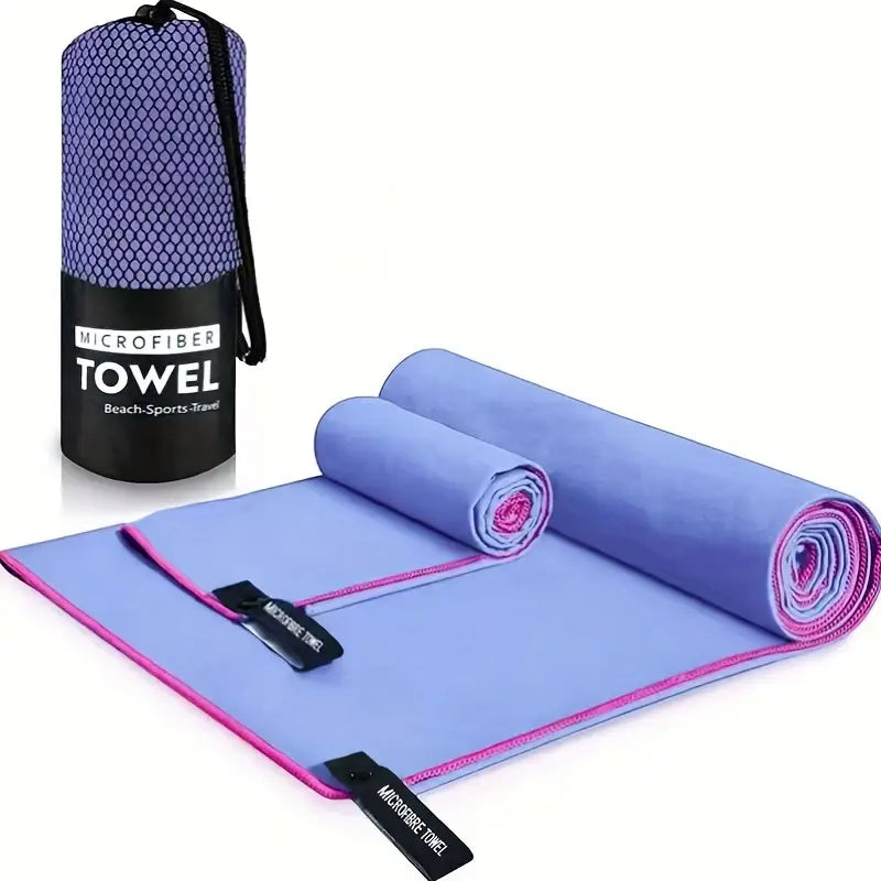 Quick-Dry Microfiber Travel Towels, Compact 2-Piece Set - product view 4 | Buffalo Gears