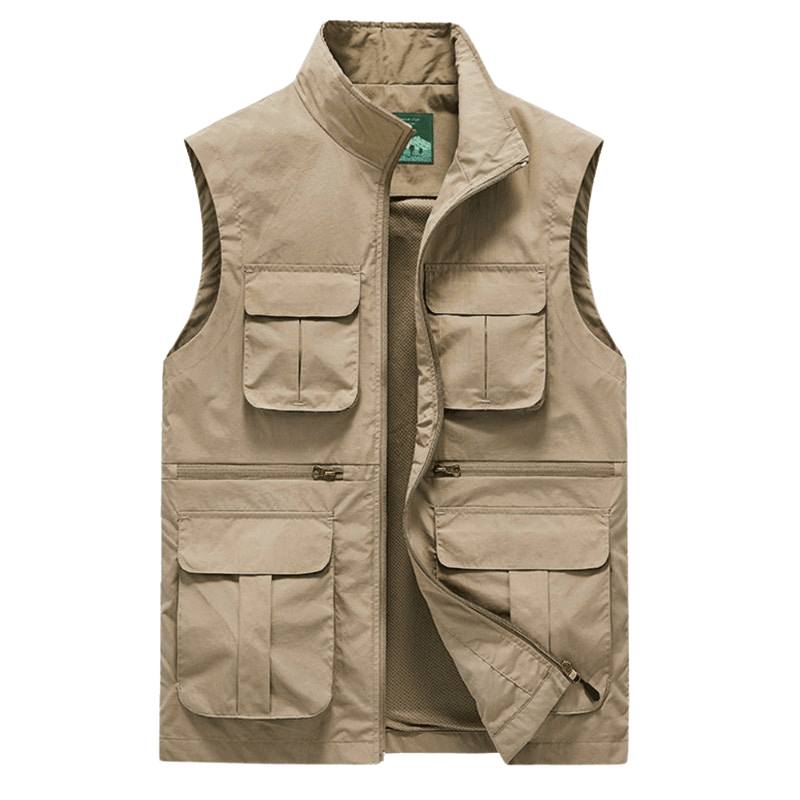 Quick-Dry Multi-Pocket Travel Gilet for the Outdoors - product view 5 | Buffalo Gears