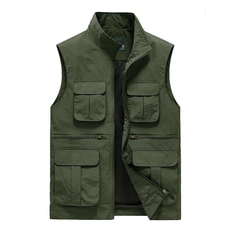 Quick-Dry Multi-Pocket Travel Gilet for the Outdoors - product view 8 | Buffalo Gears