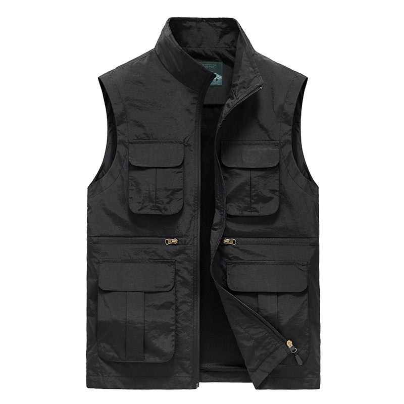 Quick-Dry Multi-Pocket Travel Gilet for the Outdoors - product view 11 | Buffalo Gears