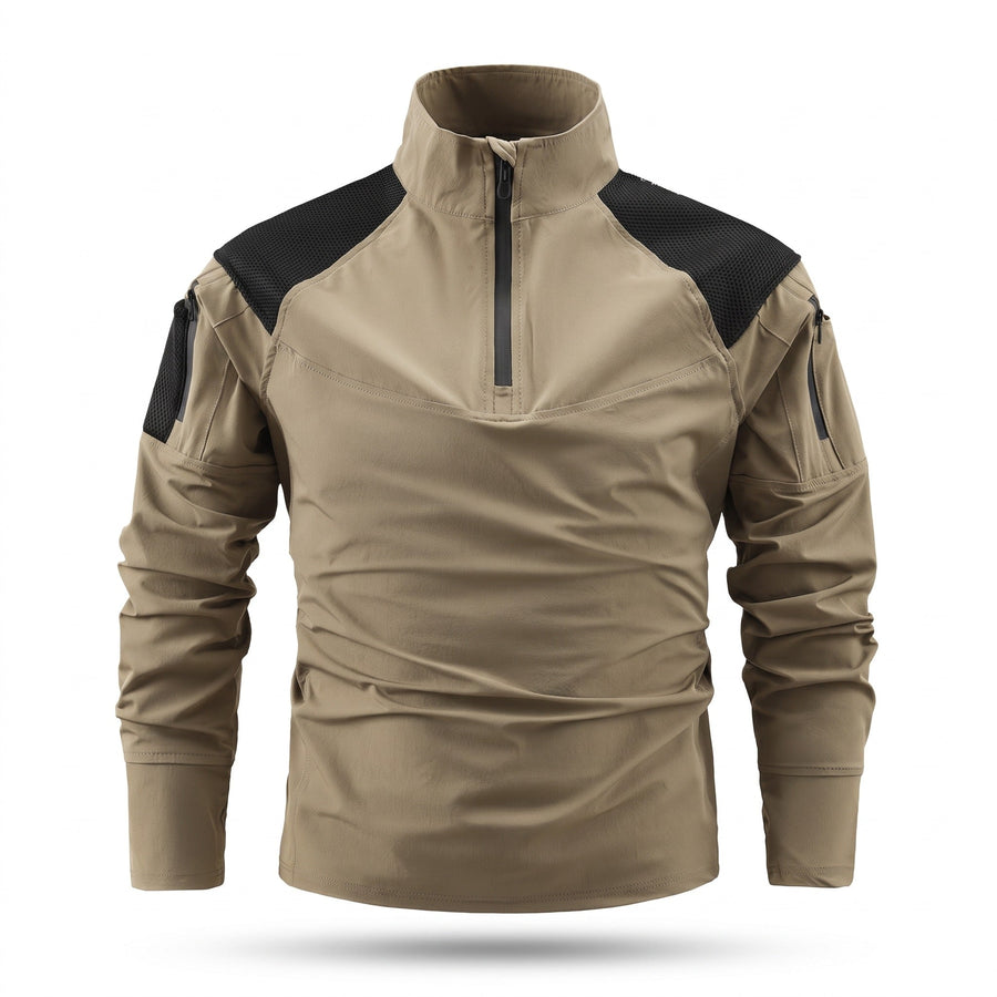 Quick Dry Tactical Shirt for Men, Long Sleeve - product view 5 | Buffalo Gears