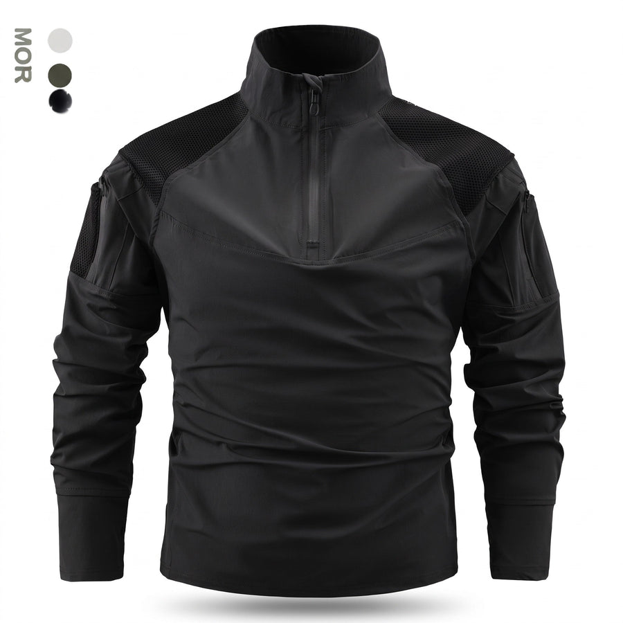Quick Dry Tactical Shirt for Men, Long Sleeve - product view 6 | Buffalo Gears