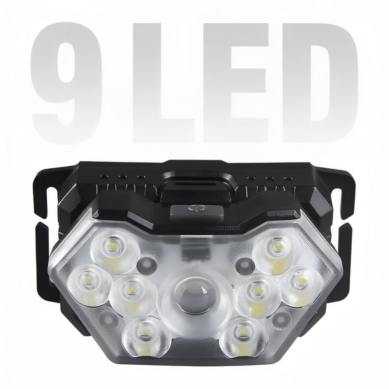 Rechargeable LED Headlamp with Motion Sensor for Trails - product view 9 | Buffalo Gears