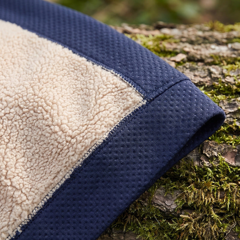 Reversible Teddy Fleece Jacket for Men with Hood - product view 3 | Buffalo Gears