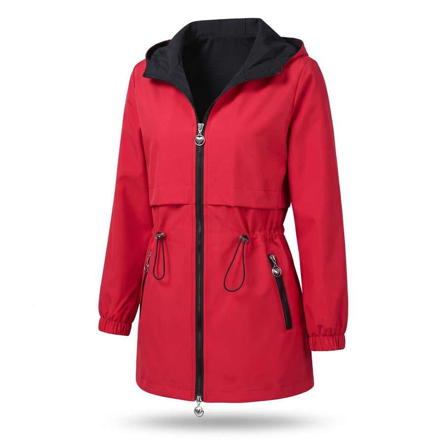 Reversible Windbreaker for Women with Drawcord Waist - product view 1 | Buffalo Gears