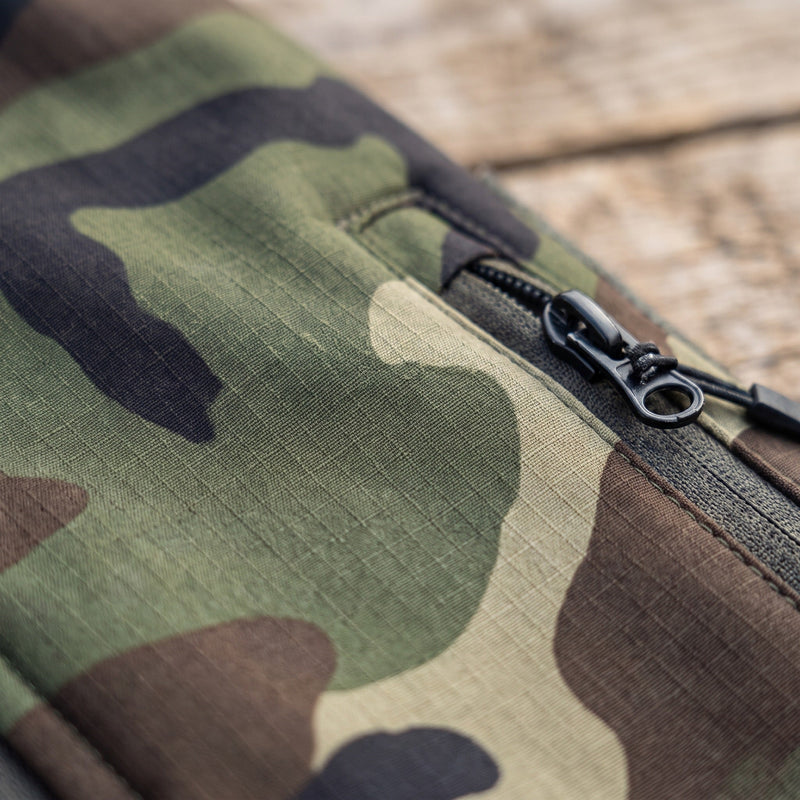 Ripstop Softshell Winter Jacket for Men, Fleece Lined - product view 3 | Buffalo Gears