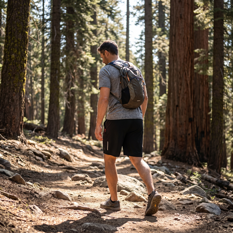Seamless Lightweight Shorts for Trail and Training - product view 4 | Buffalo Gears