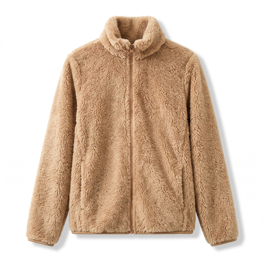 Short Teddy Jacket for Women, Lightweight and Warm - product view 1 | Buffalo Gears