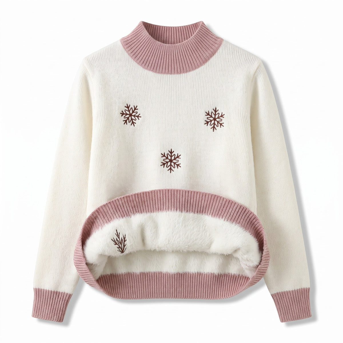 Snowflake Jumper for Women with Embroidered Detail - product view 1 | Buffalo Gears