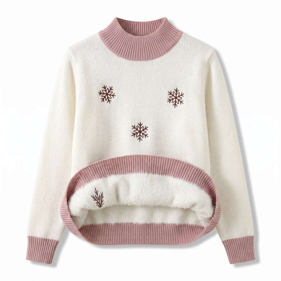 Snowflake Jumper for Women with Embroidered Detail - product view 1 | Buffalo Gears