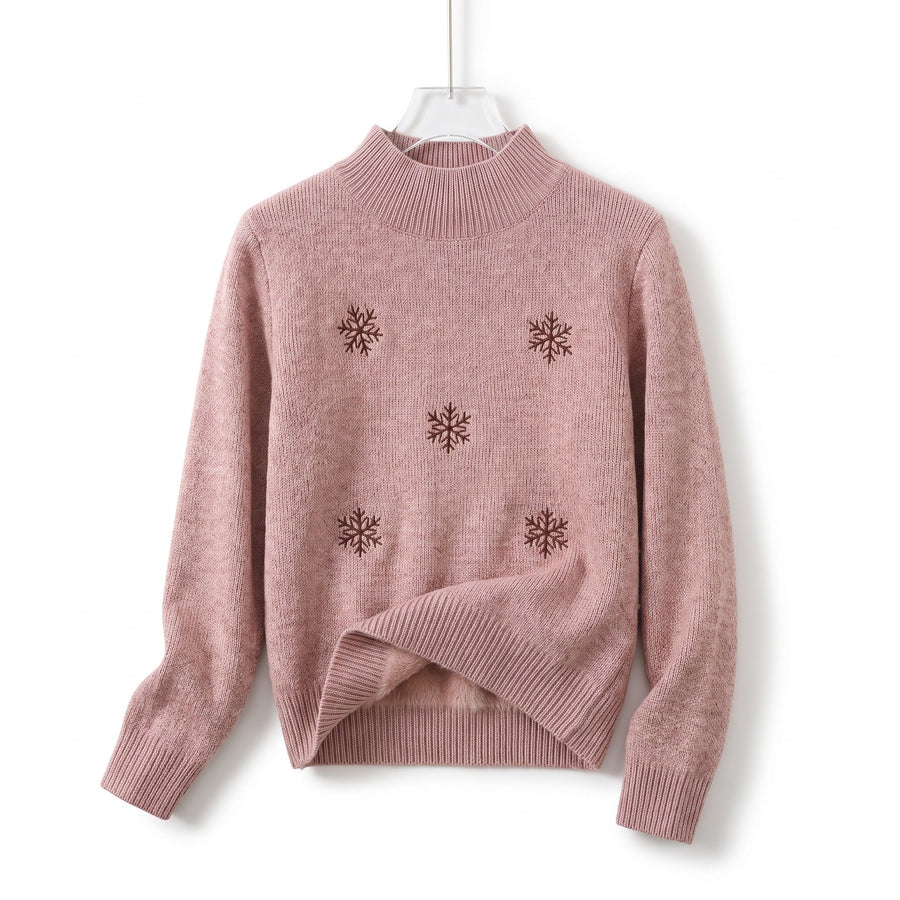 Snowflake Jumper for Women with Embroidered Detail - product view 5 | Buffalo Gears