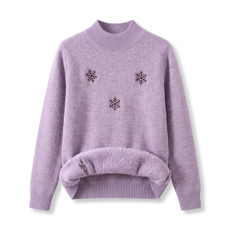 Snowflake Jumper for Women with Embroidered Detail - product view 6 | Buffalo Gears