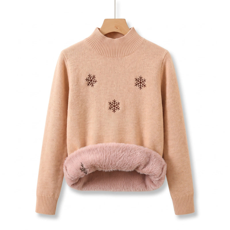 Snowflake Jumper for Women with Embroidered Detail - product view 8 | Buffalo Gears
