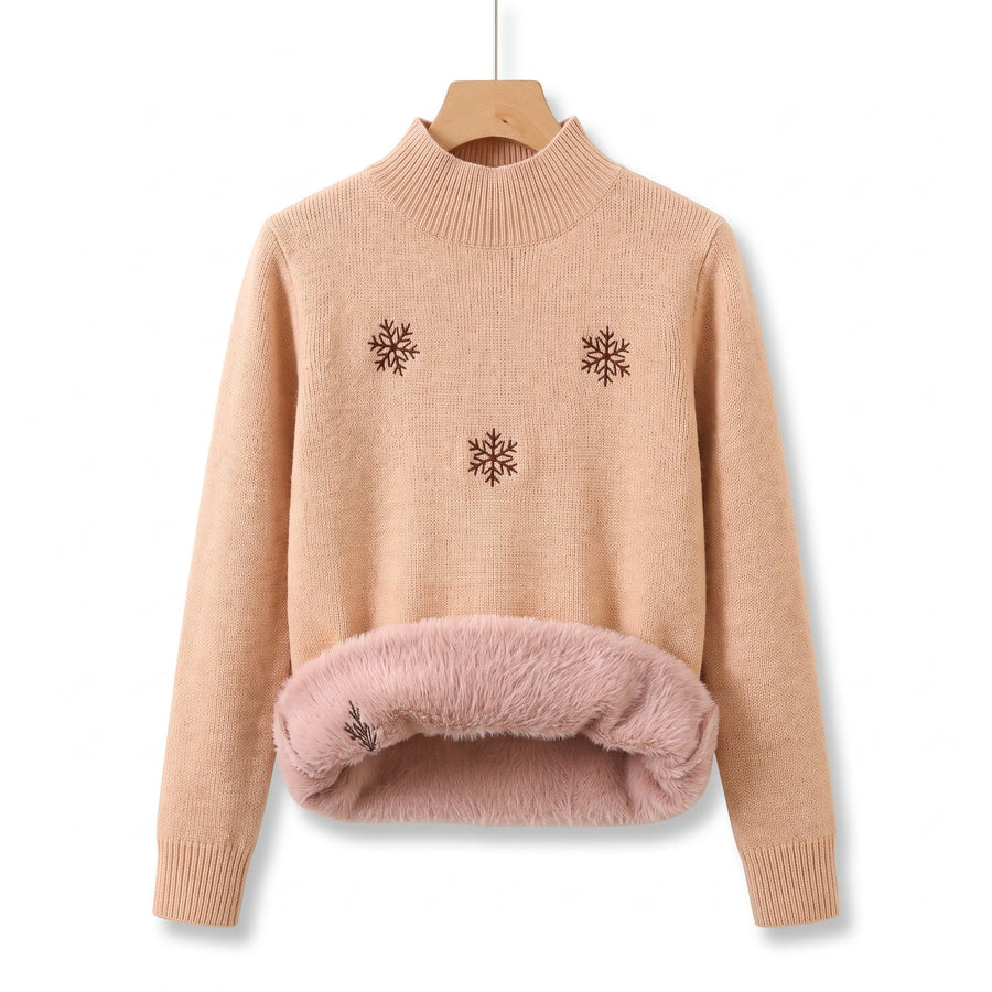 Snowflake Jumper for Women with Embroidered Detail - product view 8 | Buffalo Gears