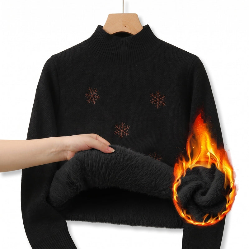 Snowflake Jumper for Women with Embroidered Detail - product view 10 | Buffalo Gears