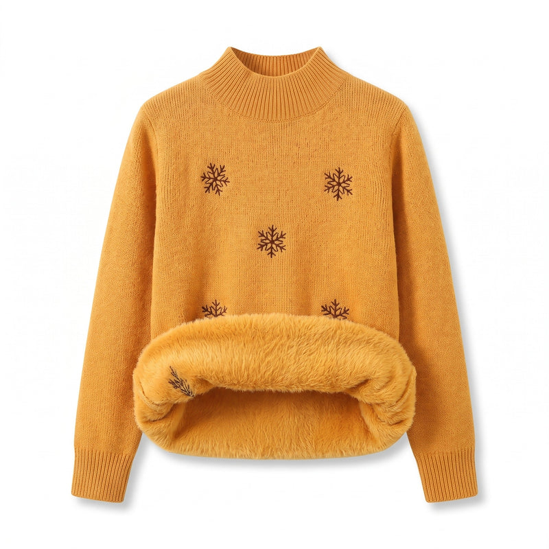 Snowflake Jumper for Women with Embroidered Detail - product view 11 | Buffalo Gears
