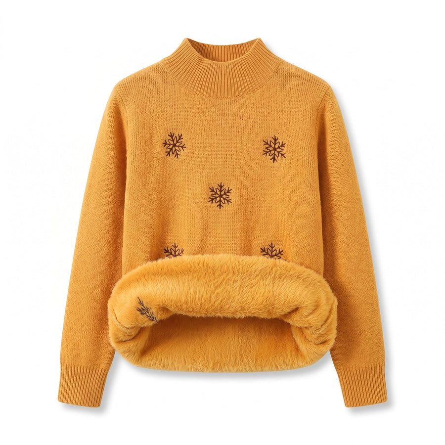 Snowflake Jumper for Women with Embroidered Detail - product view 11 | Buffalo Gears