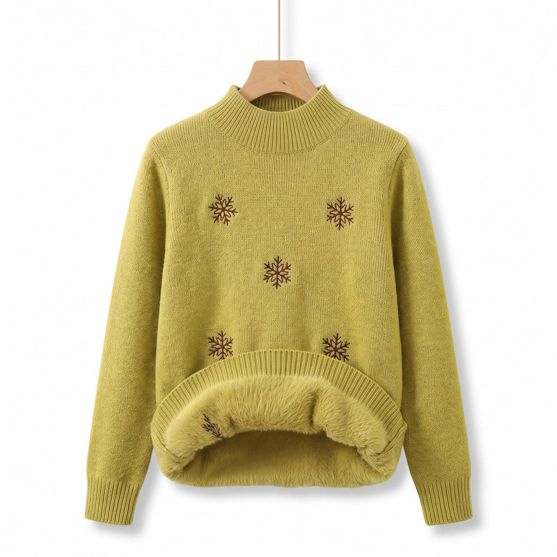 Snowflake Jumper for Women with Embroidered Detail - product view 12 | Buffalo Gears