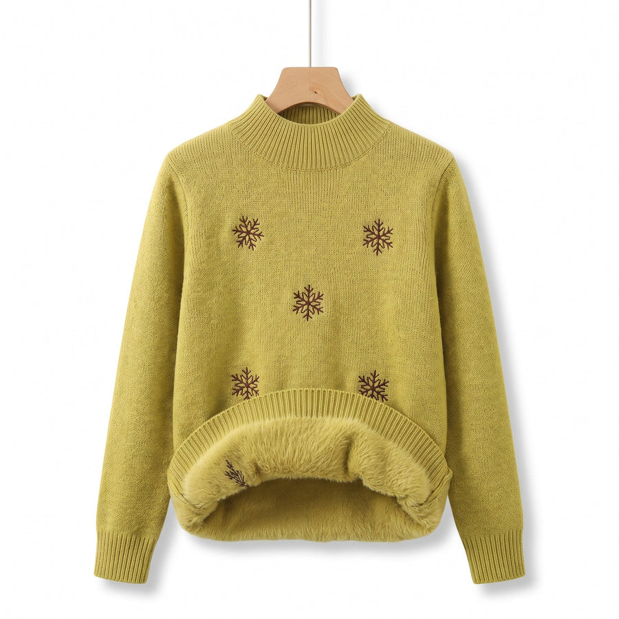 Snowflake Jumper for Women with Embroidered Detail - product view 12 | Buffalo Gears