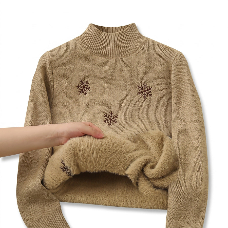 Snowflake Jumper for Women with Embroidered Detail - product view 13 | Buffalo Gears